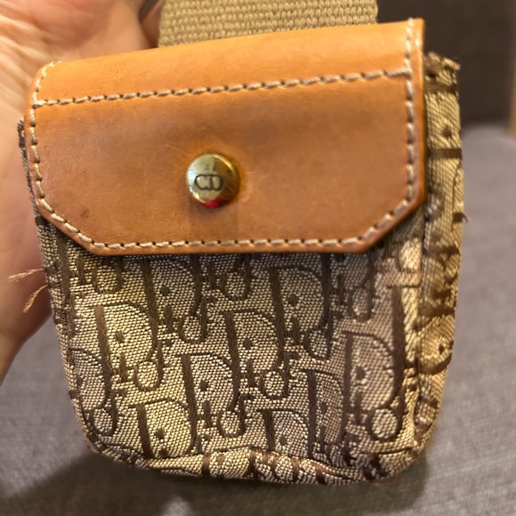 Christian Dior Brown Monogrammed Street Chic Bag Tan Leather pre-owned - Picture 13 of 13